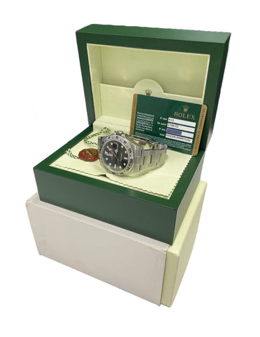 Rolex Explorer II Orange BLACK Stainless Steel 216570 42mm PAPERS Date Watch B+P