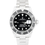 2001 UNPOLISHED FULL SET Rolex Submariner Date SEL Stainless Steel Watch 16610