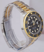 2022 Rolex Sea-Dweller 43mm Two-Tone 18K Gold Steel Black Stainless Watch 126603