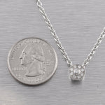 Charriol Flamme Blanche 18k White Gold Diamond Necklace 0.10ctw