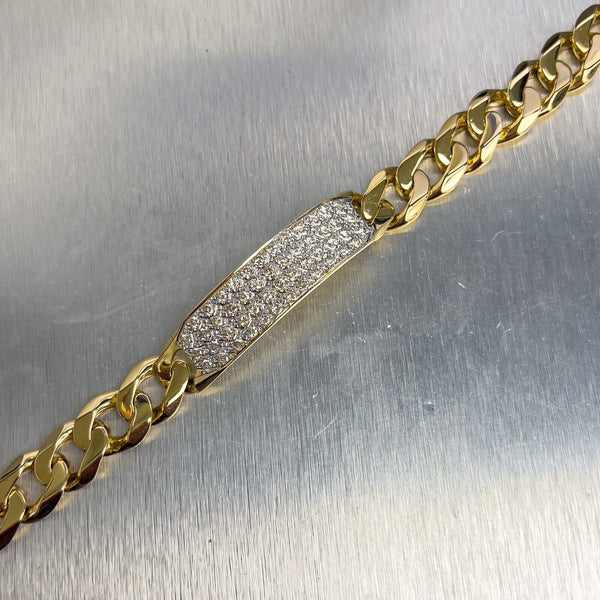 14k Yellow Gold Miami Cuban Link 12.50mm Box Clasp Bracelet 8.5 HEAVY