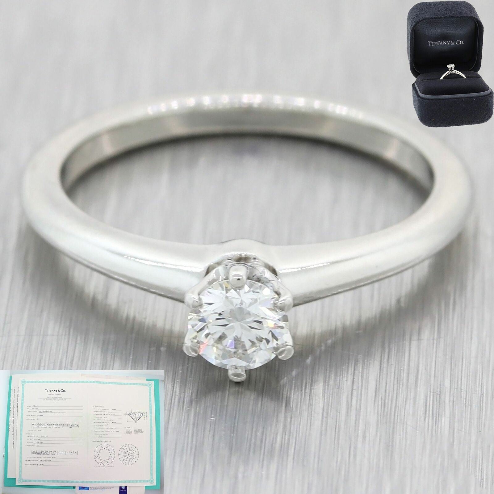 diamond ring in tiffany box