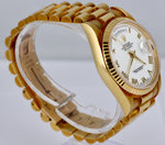 1994 MINT PATINA Rolex Day-Date President 18238 36mm Double Quickset 18K Gold