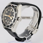 MINT Tudor Black Bay Heritage Black 79230 Stainless Steel 41mm Strap Dive Watch