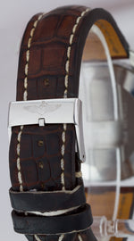 Vintage Breitling Navitimer PATINA 41mm Stainless Mechanical Black Watch ref 806