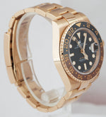 2022 Rolex GMT-Master II Root Beer 18K Rose Gold 40mm Watch 126715 CHNR FULL SET