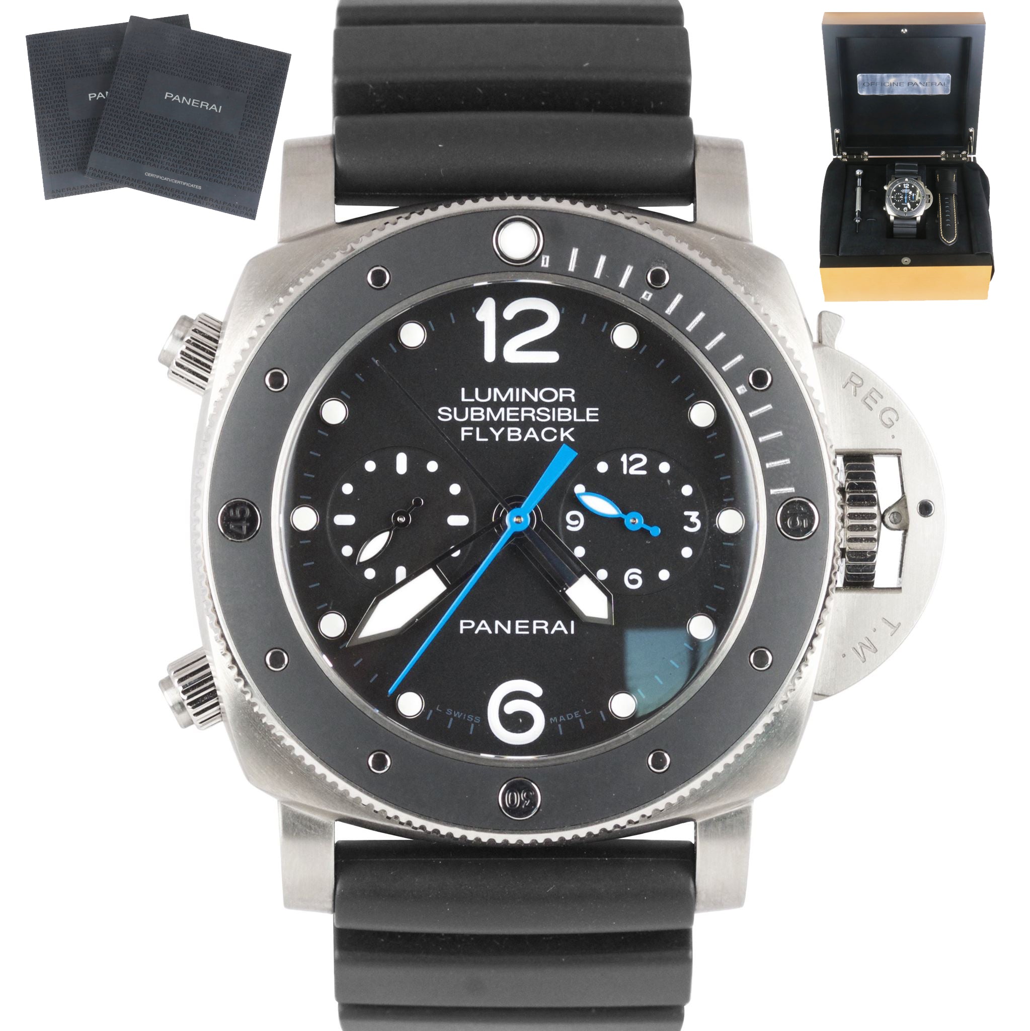 Panerai Luminor 1950 Submersible 3 Day Chronograph Flyback 47mm PAM006