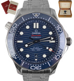 2019 Omega Seamaster 300M 42 Blue Wave Ceramic Stainless 210.30.42.20.03.001