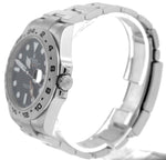 2019 MINT Rolex Explorer II 42mm 216570 Black Orange Stainless GMT Date Watch