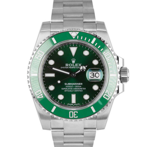 Watch Rolex Submariner Date  Oyster Perpetual 116610 LV / 97200 Steel -  Green Cerachrom Bezel