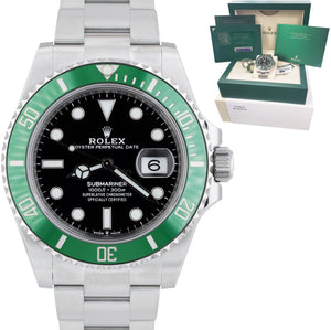 BRAND NEW 2021 Rolex Submariner 41mm Date GREEN KERMIT Ceramic Watch 126610 LV