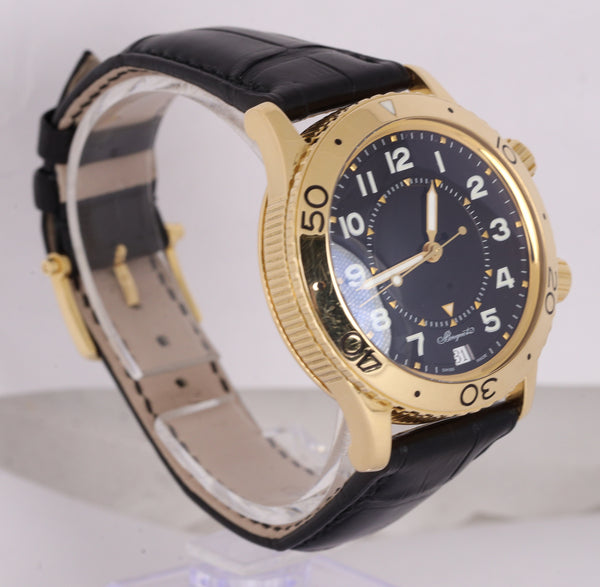 Breguet Type XX Transatlantique Alarm 3860 18K Yellow Gold 39mm Black