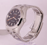 MINT 2014 Rolex Milgauss Black Dial Orange 116400 40mm Stainless Steel Oyster
