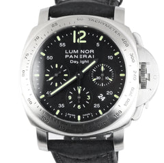 MINT Panerai Luminor Daylight Chronograph Black PAM 250 Stainless PAM0