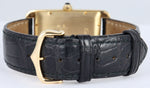 MINT 2001 Cartier Tank Americaine 1740 18K Yellow Gold Auto 46mm White W2603156