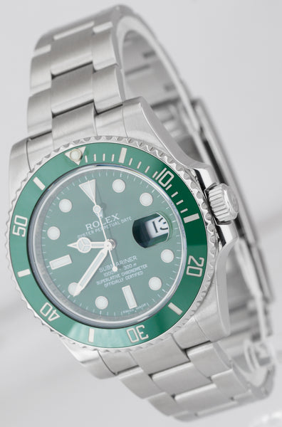 Rolex 'Hulk' Submariner 116610LV - Green Dial - 2014