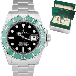 NEW APRIL 2021 Rolex Submariner 41mm Date GREEN KERMIT Ceramic Watch 126610 LV