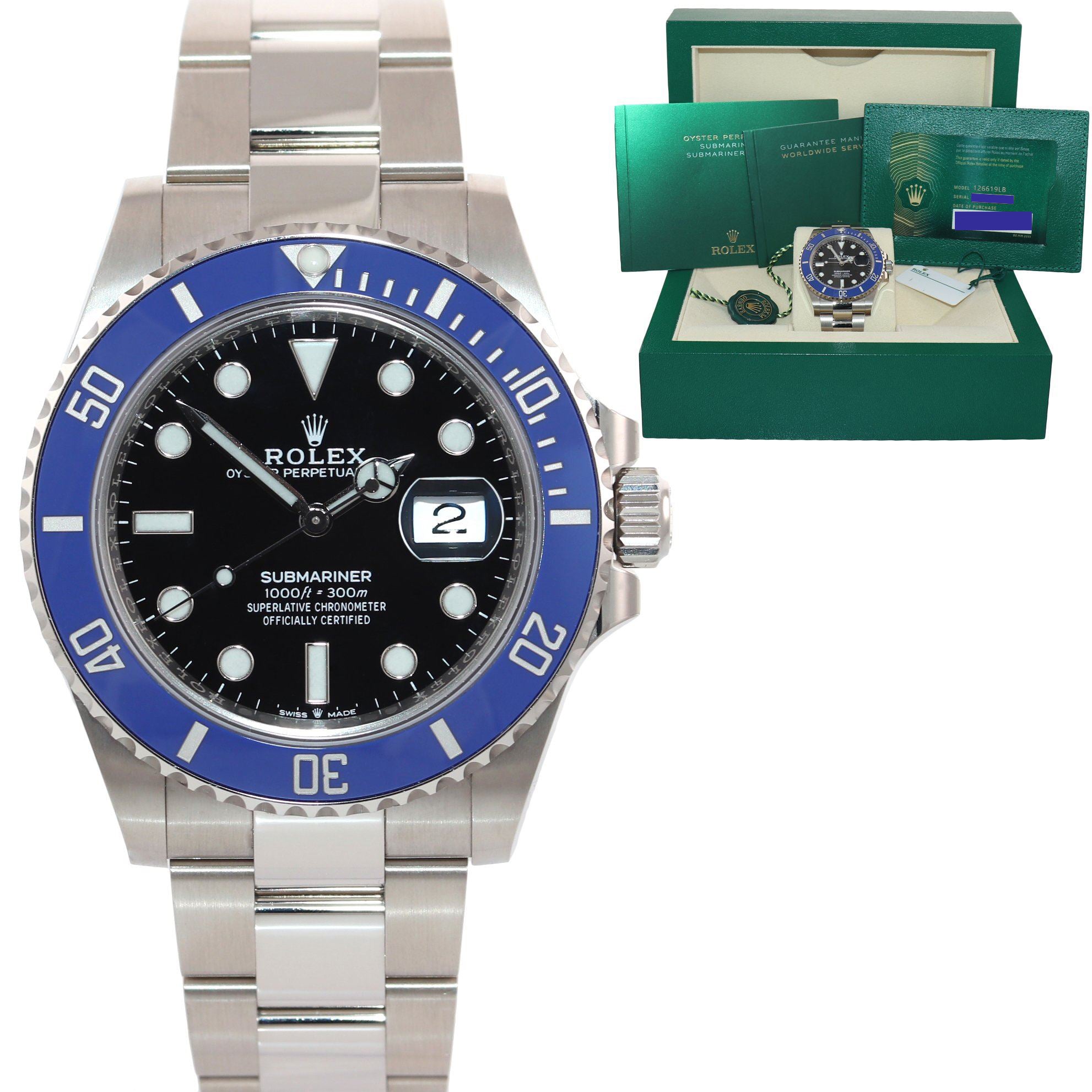 Rolex submariner smurf 2021 sale