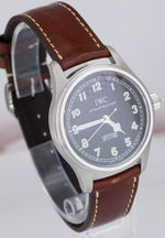 2017 SERVICED IWC Pilot Mark XV Spitfire 3253 IW325305 Steel Black 38mm Watch