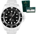 MINT Rolex Sea-Dweller Deepsea Stainless Steel 44mm Black Date Dive Watch 116660