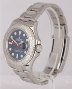 MINT 2020 Rolex Yacht-Master 40mm Blue Stainless Steel Oyster Watch 126622 B+P