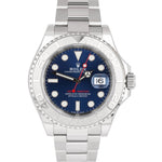 MINT 2020 Rolex Yacht-Master 40mm Blue Stainless Steel Oyster Watch 126622 B+P