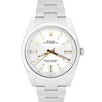 NEW AUGUST 2022 Rolex Oyster Perpetual 41mm SILVER GOLD Oyster Watch 124300