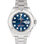 2021 Rolex Yacht-Master 40mm Blue Stainless Steel Oyster Watch 126622 FULL SET