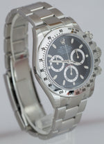 2012 NOS BRAND NEW STICKERS Rolex Daytona Black 116520 REHAUT FAT BUCKLE Watch