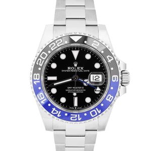 NEW MAY 2021 Rolex GMT-Master II Ceramic BATMAN OYSTER BRACELET 40mm 126710 BLNR