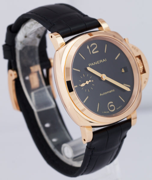 2021 Panerai PAM01029 Piccolo Due 18K Rose Gold 38mm Oro Rosso Automat