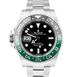 MAY 2023 STICKERED Rolex GMT-Master II SPRITE GREEN Watch 126720 VTNR B+P