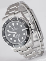 MINT Rolex Submariner No-Date Stainless Steel 40mm Ceramic Dive Watch 114060