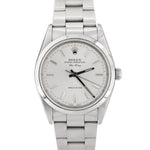 Rolex Oyster Perpetual Air-King 34mm Silver Stainless Steel Watch 14000 PAPERS