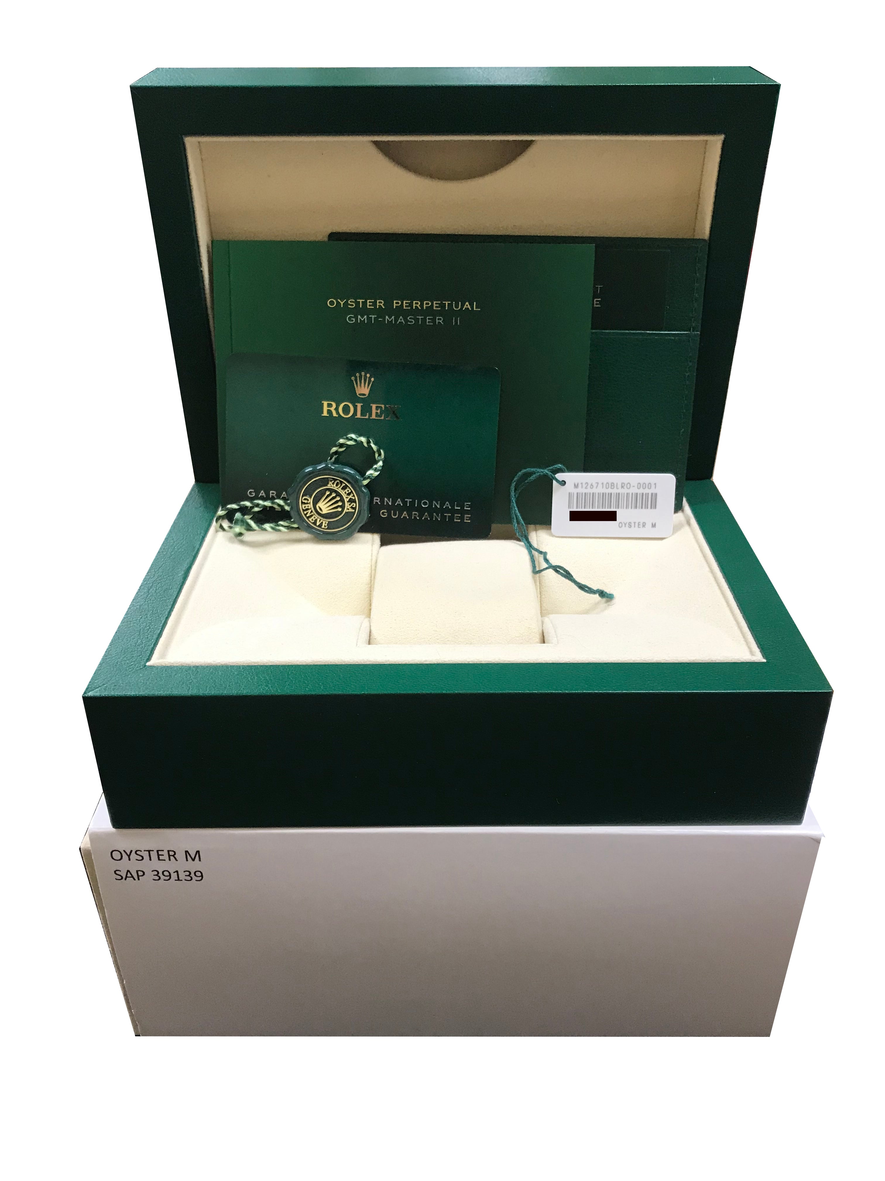 2021 Rolex GMT-Master II PEPSI Red / Blue Stainless 40mm Jubilee 126710 BLRO B+P