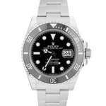 BRAND NEW FEB. 2022 Rolex Submariner 41 Date Steel Black Ceramic Watch 126610 LN