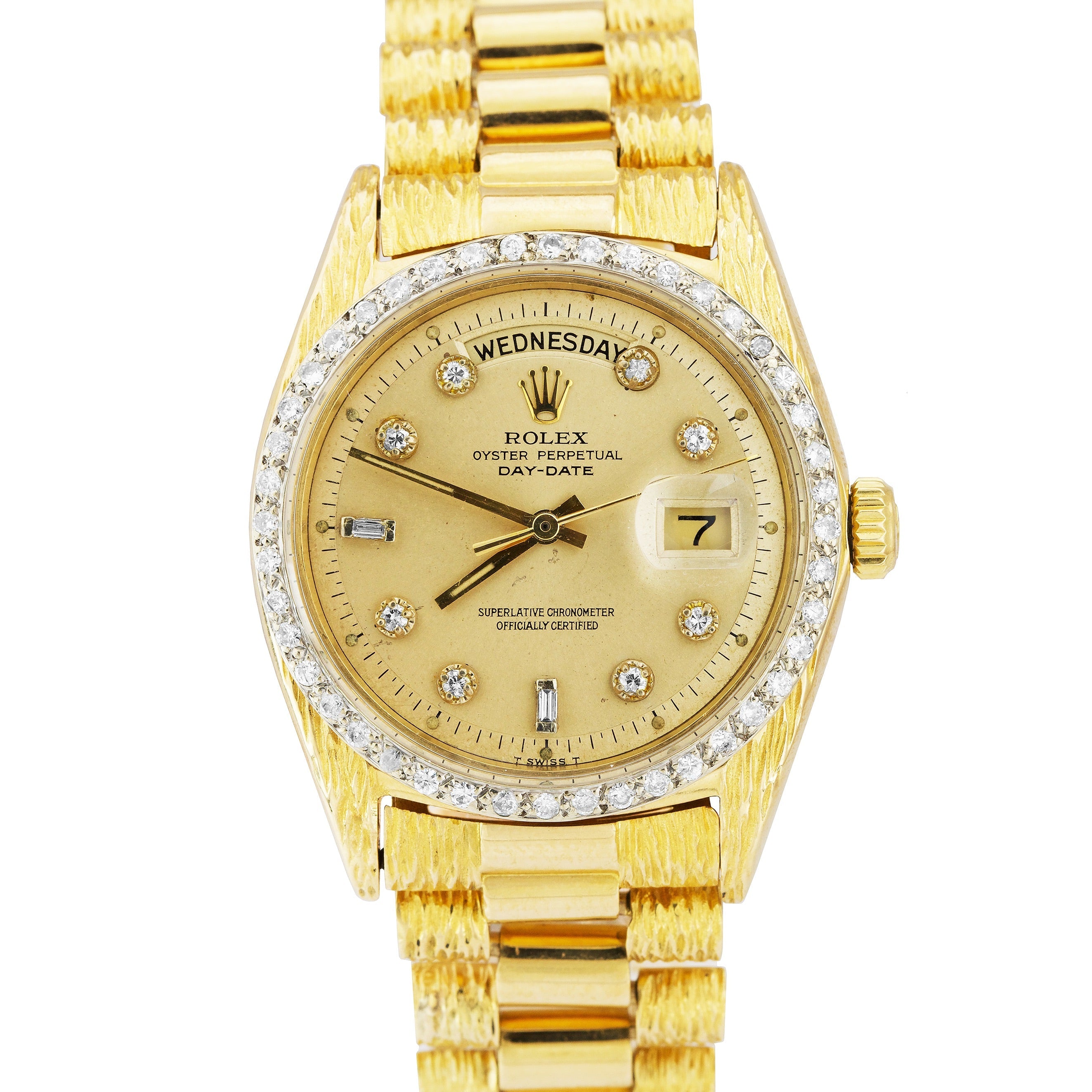 Rolex presidential outlet 36mm diamond bezel