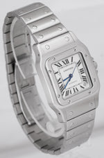 Cartier Santos Galbee XL 32mm Automatic Stainless Steel White Roman Watch 2823