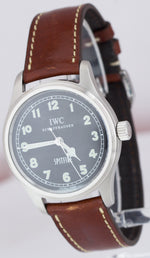 2017 SERVICED IWC Pilot Mark XV Spitfire 3253 IW325305 Steel Black 38mm Watch