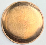 Vintage Suisse Chronograph 18k Yellow Gold Salmon Dial 36mm Brown Leather Watch