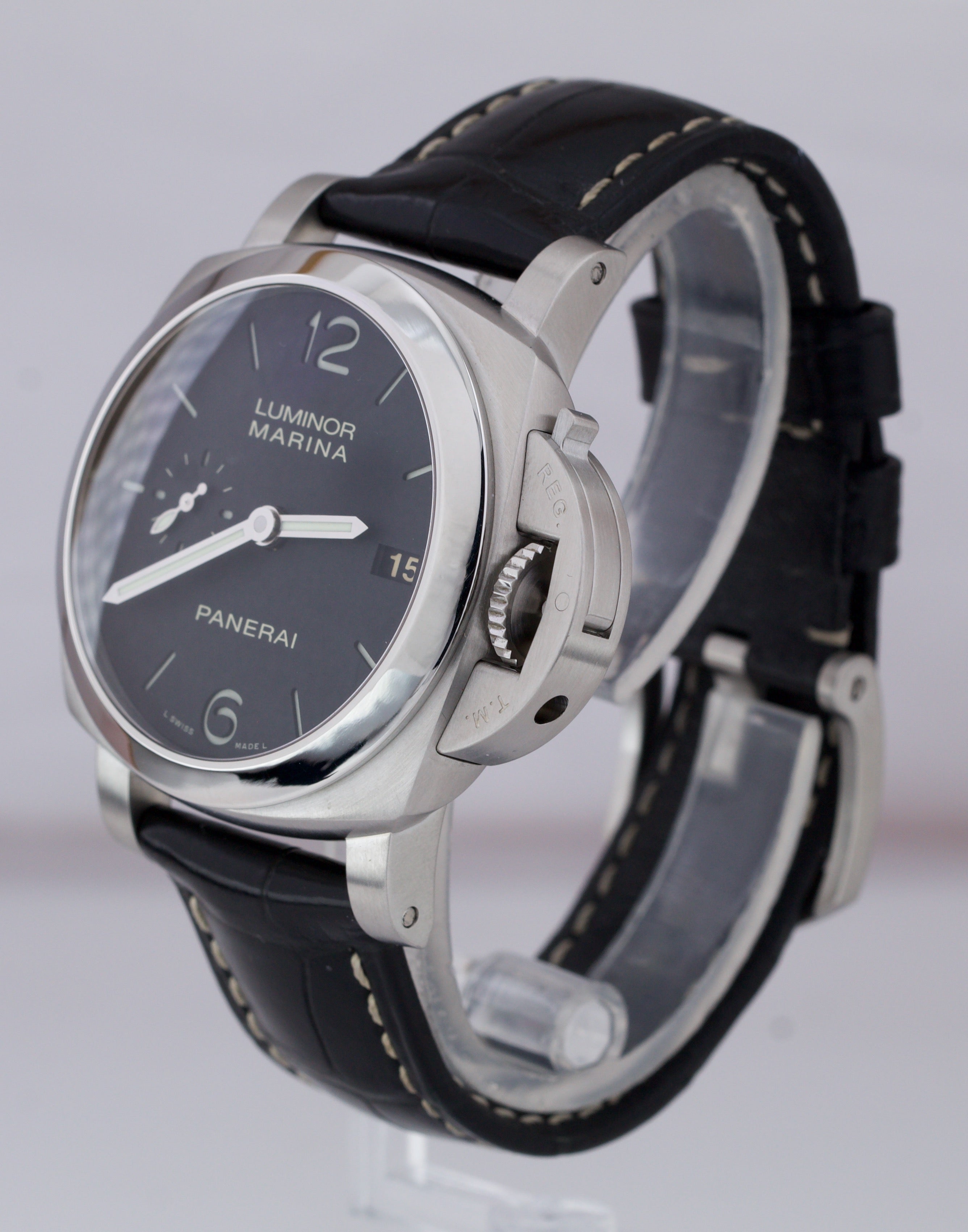 Panerai Luminor Marina 1950 PAM 392 42mm Black Stainless Automatic Dat