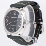 Panerai Radiomir Base Black PAM 210 N Manual 45mm Leather Watch PAM00210 B&P