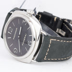 Panerai Radiomir Base Black PAM 210 N Manual 45mm Leather Watch PAM00210 B&P
