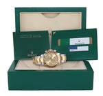 2018 PAPERS Champagne Diamond 116503 Rolex Daytona Two Tone Steel Gold Watch