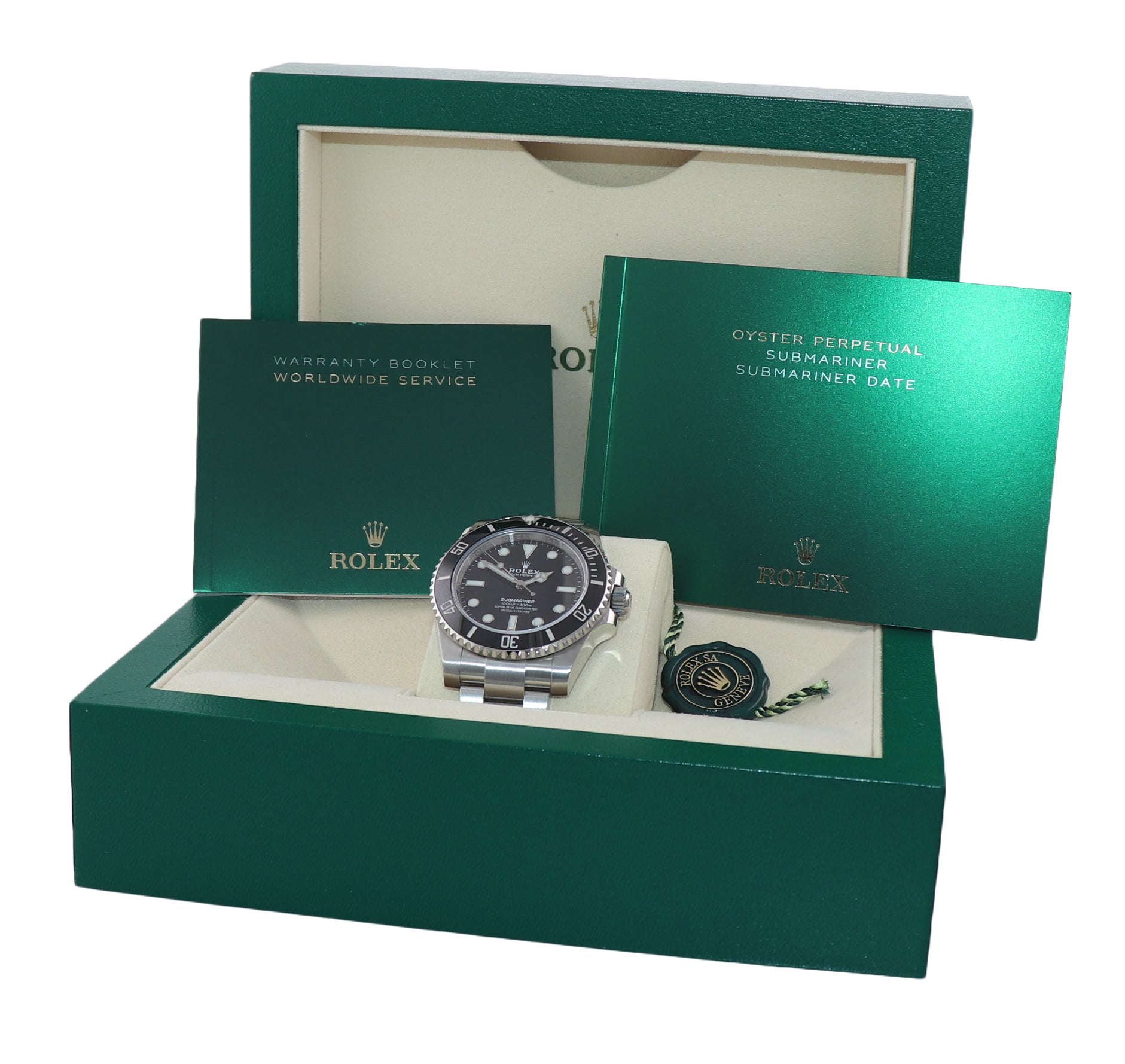 MINT 2019 Rolex Submariner No-Date 114060 Steel Black Ceramic 40mm Watch Box