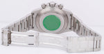 UNPOLISHED PAPERS Rolex Daytona Cosmograph SEL White Steel 40mm Watch 16520 B+P