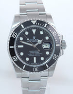 2018 Rolex Submariner Date 116610 Steel Black Ceramic Bezel 40mm Watch Box