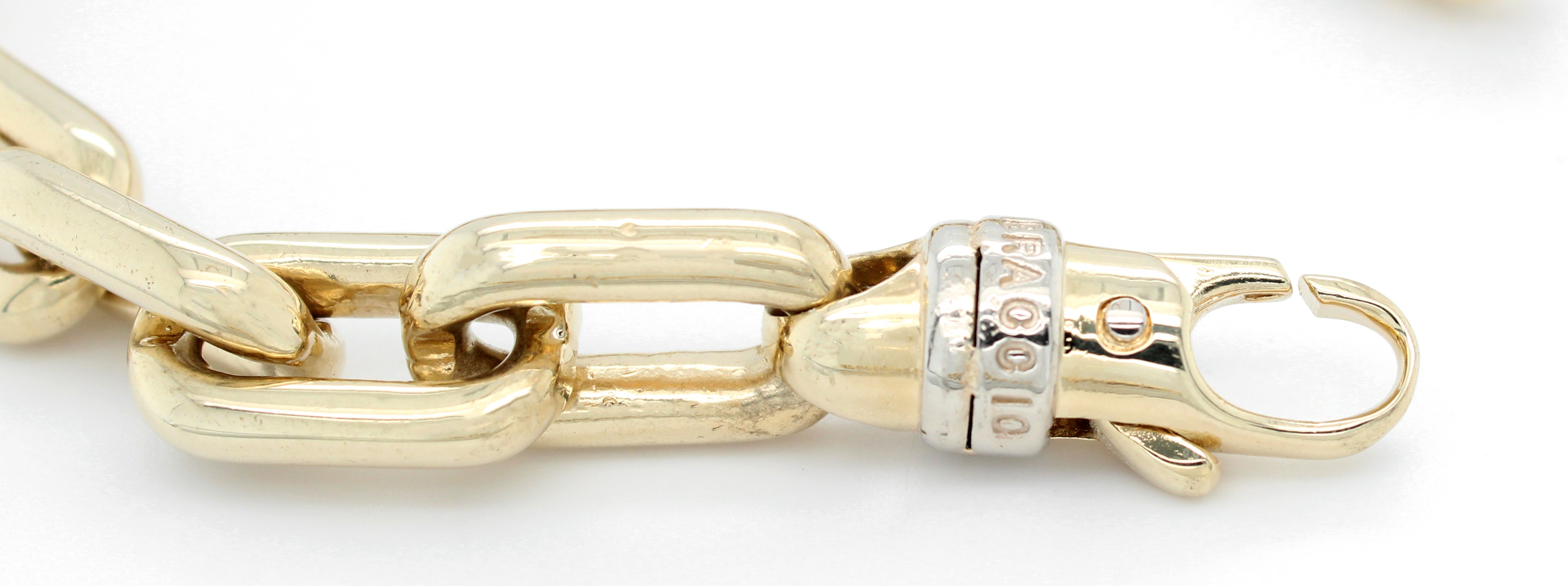 Gold Cable Link Bracelet