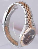 Rolex DateJust 41 126331 WIMBLEDON Gray Everose Gold 18K Two Tone Watch CARD