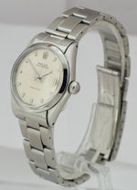 Vintage 1969 Rolex Oysterdate Precision 6466 Silver 31mm Midsize Stainless Watch